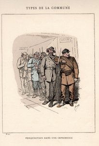Paris Commune: SÖKNING följer I EN TRYCK (27) i "" Les Communeux av Unbekannt