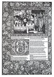 Dekorativ dikt av Geoffrey Chaucer av Unbekannt