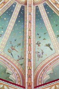 Detalj av taket, Castell Coch, South Wales (foto) av Unbekannt
