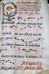 Domus Galilaeae eller House of Galilee drivs av den katolska organisationen Neocatechumenal Way, Antiphonary, Jesu omskärelse, , Saligprisningarnas berg, Israel av Unbekannt
