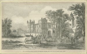 Drayton Bassett - "Drayton Manor": träsnittsgravyr och [?1800-talet] av Unbekannt