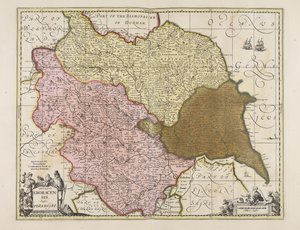 Ducatus Eboracensis anglice Yorkshire av Unbekannter Künstler