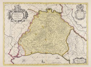Ducatus Gelriae pars quarta quae est Arnhemiensis siue Velavia av Unbekannter Künstler