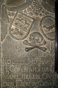 Holländsk gravsten i St Francis Church (foto) av Unbekannt
