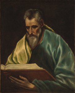 El Greco - Porträtt av en apostel (Sankt Filippos), Fogg av Unbekannter Künstler