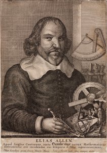 Elias Allen, matematiker och instrumentmakare, ca 1630 av Unbekannt