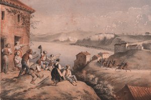 General Lamoricieres flykt, belägring av Ancona av William M. Timlin