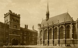 Exeter College, Oxford av Unbekannter Künstler