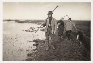 Farmers & Farm Workers "Coming Home from The Marshes" (retour des marais) av Unbekannter Künstler