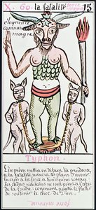 Ödet, tarotkort, franska av Unbekannt