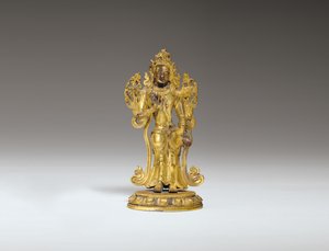 Figur av en Bodhisattva, 1700-1800-talet av Unbekannt