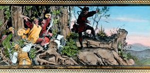Grundandet av Wartburg. av Unbekannter Künstler