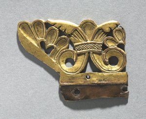 Fragment av ett prydnadsvapen från en relikvieskrin, ca 1165-1180 av Unbekannt