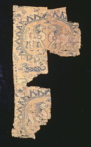 Fragment av lampor av linne och siden, centralasiatiska av Benjamin Baud