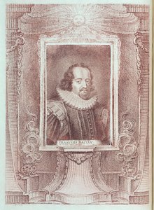 Francis Bacon, engelsk essäist och filosof, tidigt 1600-tal av Unbekannt
