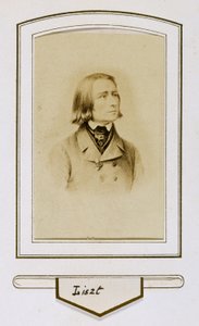 Franz Liszt när han var ung av Unbekannter Künstler