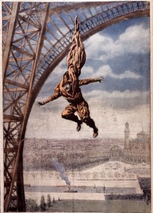 Franz Reichelt dog när han testade sin "fallskärmsrock" från Eiffeltornet av Unbekannter Künstler