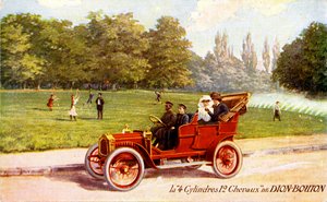 Fransk reklam för De Dion-Bouton-bil, ca 1904 av Unbekannter Künstler