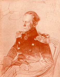 Generalstabschef greve Helmut von Moltke av Unbekannter Künstler