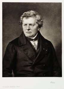 Georg Simon Ohm, tysk fysiker, ca 1840 av Unbekannt