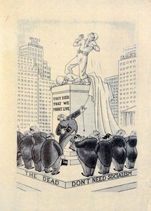 Tysk propaganda mot judarna och krigsbranschen. 1940 av Unbekannt