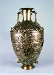Grekisk-skytisk amfora, sent 300-tal f.Kr. (förgylld silver) av Unbekannt