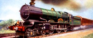 Great Western Railway tåg - Kung George V av Unbekannter Künstler