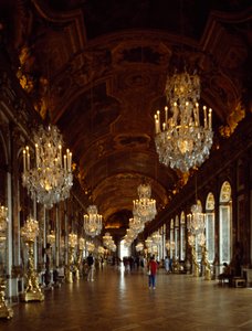Spegelsalen, Palace of Versailles, Frankrike