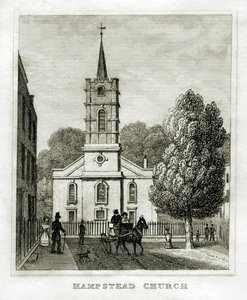 Hampstead kyrka av Unbekannt