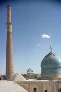 Harun Vilayet-kupolen och Ali-minareten, troligen ca 1600-talet (foto) av Unbekannt