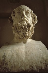 Head of Homer (marmor) av Unbekannt