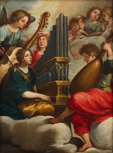 St Cecilia av Unbekannter Künstler