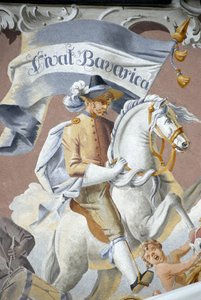 Ryttare, Fresco, Baviere, Tyskland. av Unbekannter Künstler