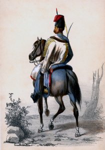 Hussard: Hussar on horseback av Unbekannter Künstler