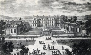 Ile de France, Seine et Marne (77), Pomponne: exteriörvy av Chateau de Pomponne - Vykort daterat 1929 av Unbekannt