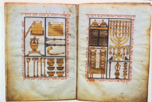 Illustration från "The Book of Knowledge" av Ismail al-Jazari (vellum) av Unbekannt