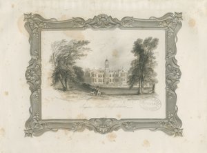Ingestre Hall: stålstick, 1 april 1841 av Unbekannt