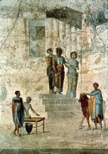 Jason och Pelias, från Jasons hus, eller av de ödesdigra kärlekarna, Pompeji av Unbekannter Künstler