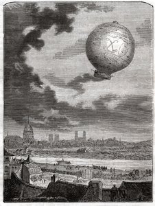 Jean Francois Pilatre de Rozier. av Unbekannter Künstler