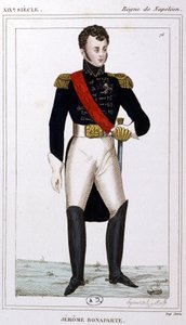 Jerome Bonaparte, ca 1810 (gravyr) av Unbekannter Künstler