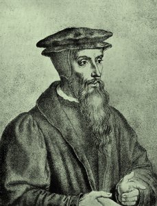 Johannes Calvin av Unbekannter Künstler