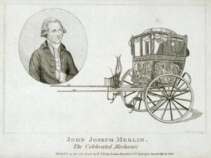 John Joseph Merlin, belgisk uppfinnare och mekaniker, ca 1770 av Unbekannt