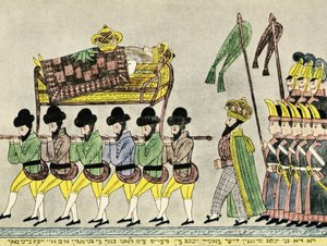 Josefs bröder bär Jakob från Egypten - Bibeln av Unbekannter Künstler