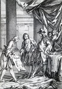 kung Ludvig XV av Frankrike. av Unbekannt