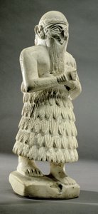 Lamgi-Mari, kung av Mari, Mellersta Eufrat, tidig dynastisk period, 3000 f.Kr. (marmor) av Unbekannt