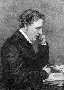 Lewis Carroll, porträtt av Unbekannter Künstler