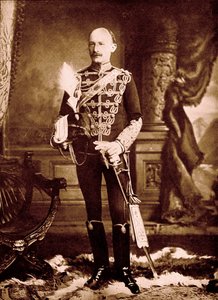 Generallöjtnant Baden Powell, porträtt ca 1900 av Unbekannter Künstler