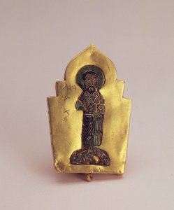 Länk från ett diadem, föreställande St Mark the Evangelist, Kiev av Unbekannt