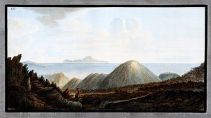 Små berg nedanför Vesuvius, kungariket Neapel av Unbekannter Künstler