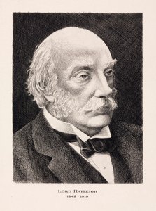 Lord Rayleigh, engelsk matematiker och fysiker av Unbekannt